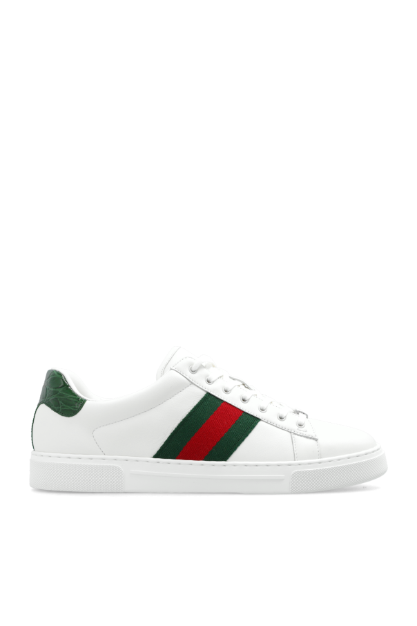 Sneakers with ‘web’ stripe od Gucci